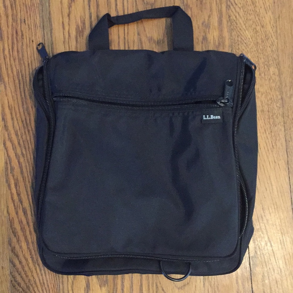 Black L.L. Bean travel kit